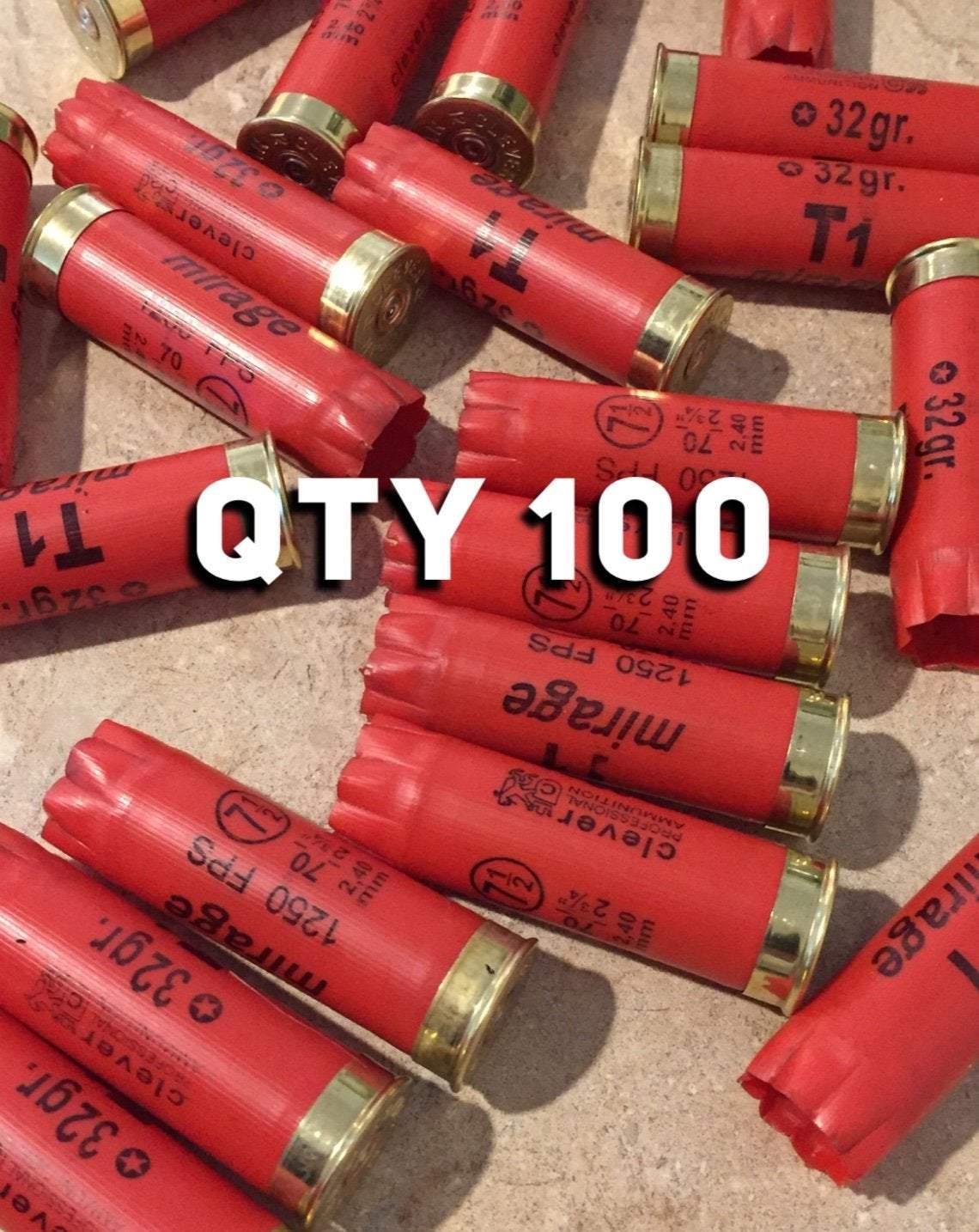 Red Empty Shotgun Shells 12 Gauge