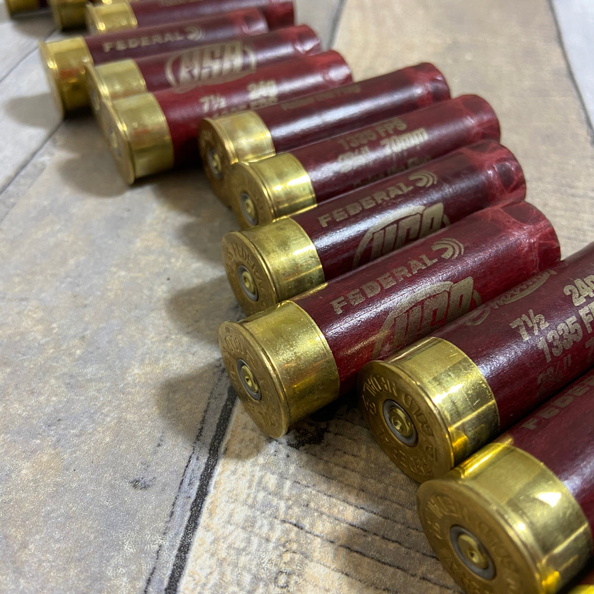 Red Hulls Gold Bottoms 12 Gauge