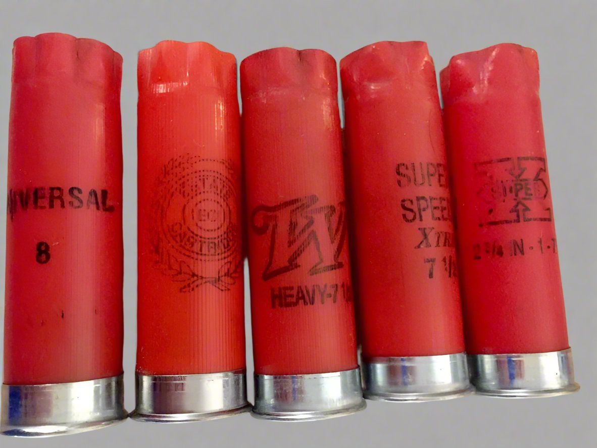 Red Green and Red Empty Shotgun Shells 12 Gauge Shotshells Spent 12GA Mixed Hulls Cartridges Fired Used Casings Shot Gun Shells Qty 100 Pcs