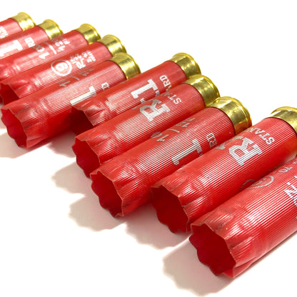 Red Shotgun Shells Spent Used