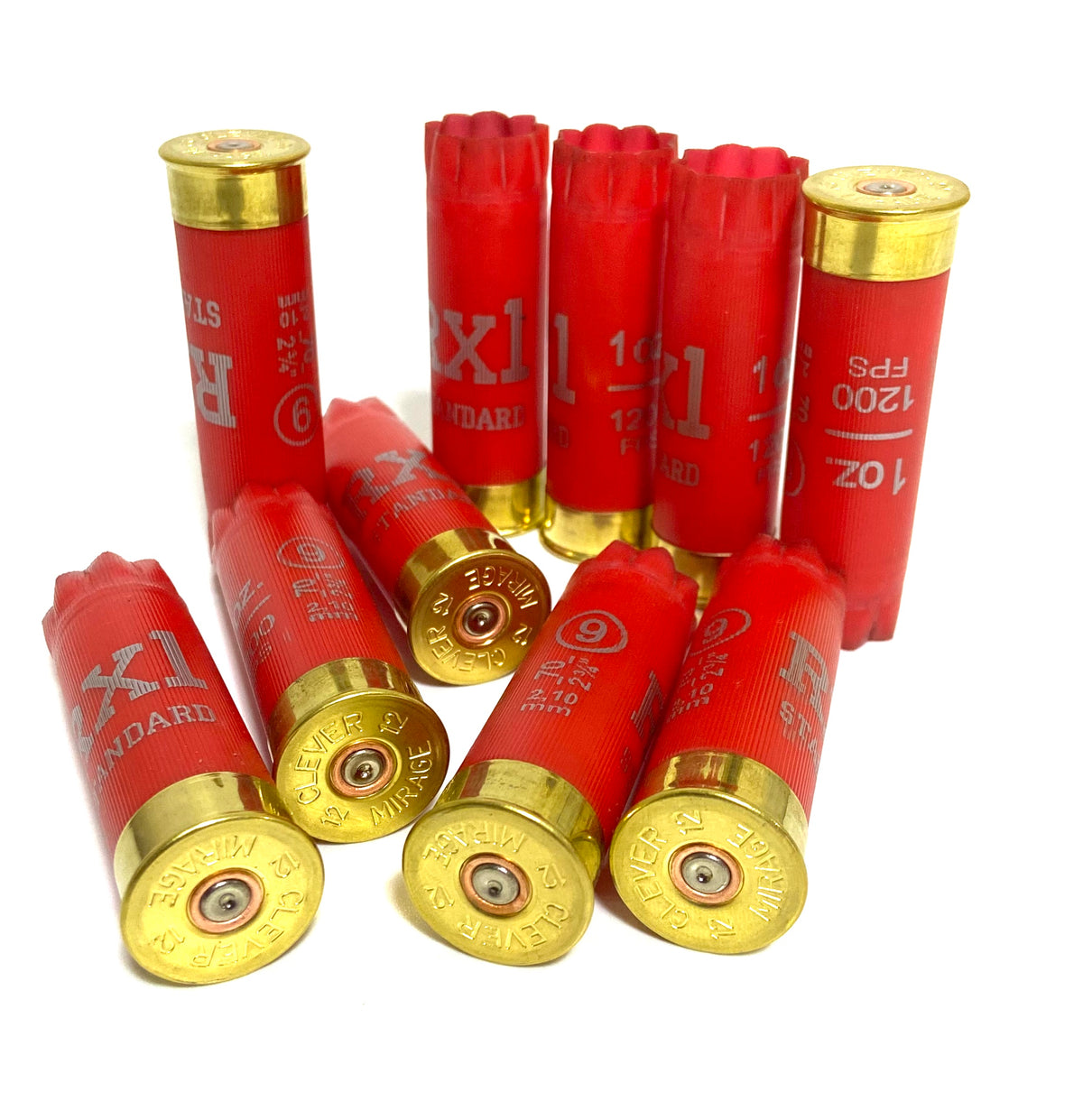 Bright  Red 12GA Used Hulls