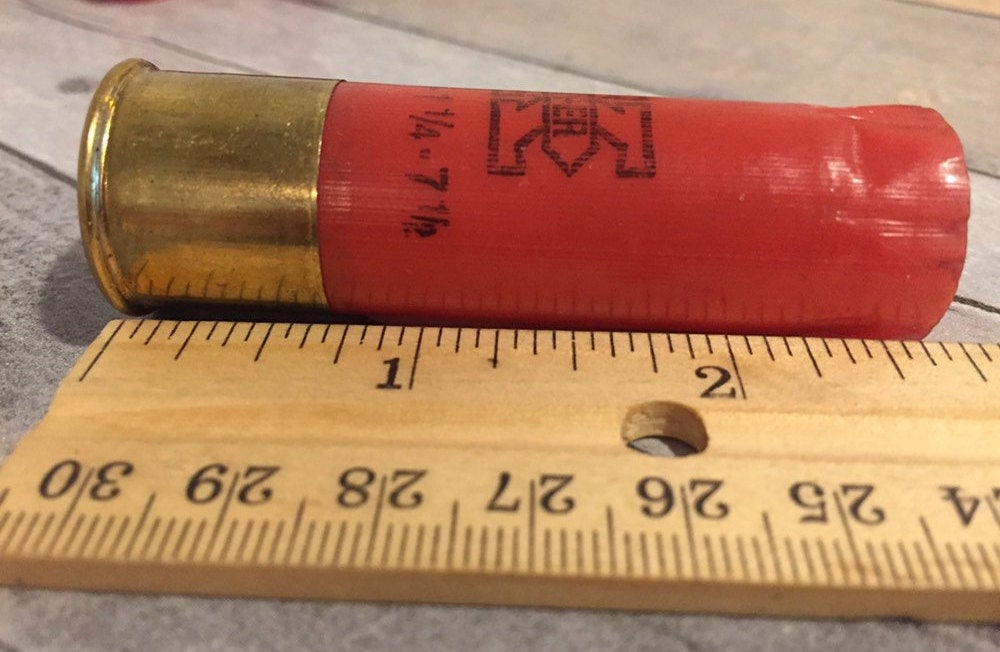 Winchester Red Shotgun Shells Empty 12 Gauge Used 12GA Hull Size Dimensions