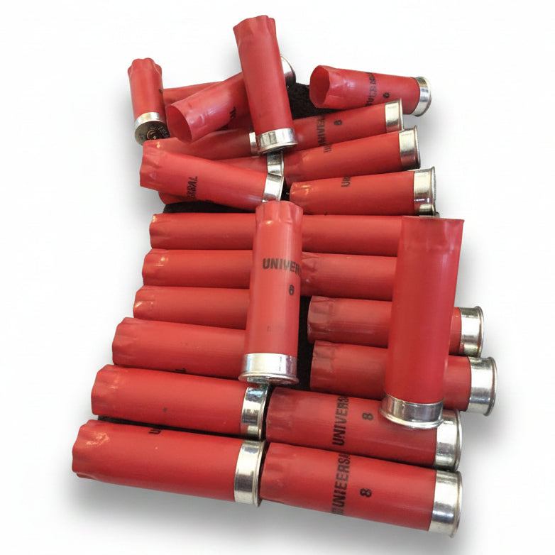 Bulk Pile Of Red Winchester Universal 12 Gauge Hulls