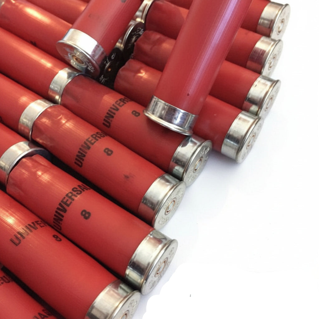 Red Winchester Universal 12 Gauge Hulls Close Up View