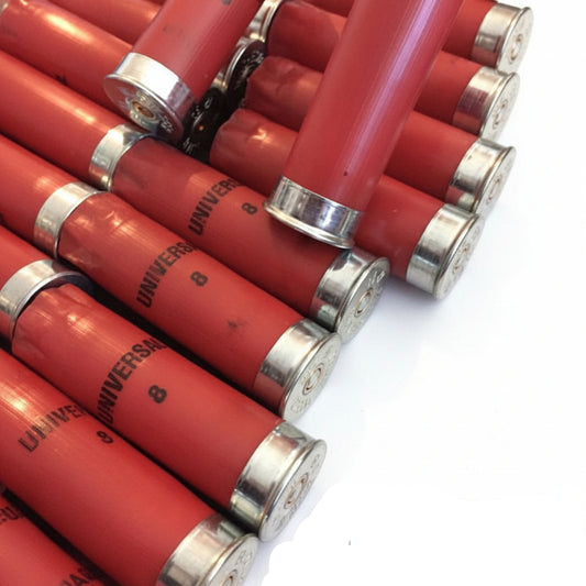 Red Winchester Universal 12 Gauge Hulls Close Up View