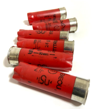 Bright Red 12 Gauge Hulls
