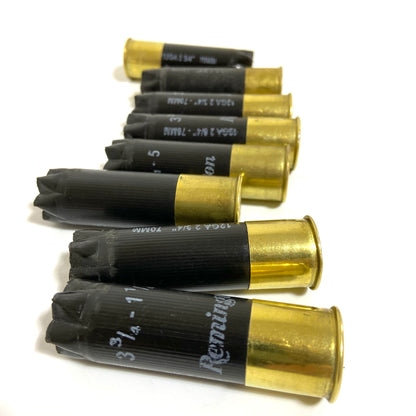 2 3/4 Shotgun Shells 12 Gauge Black Hulls Once Fired