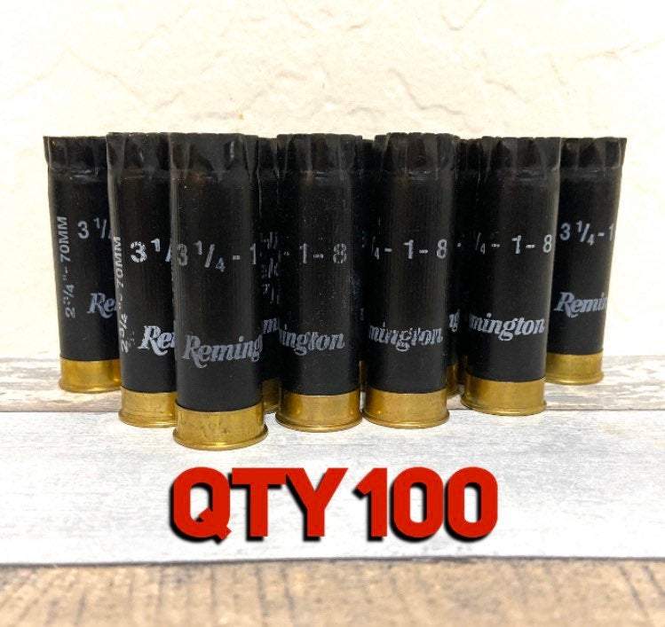 Black Empty Shotgun Shells Remington 12 Gauge
