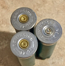 Load image into Gallery viewer, Remington Gun Club Green Shotgun Shells 12 Gauge Headstamps
