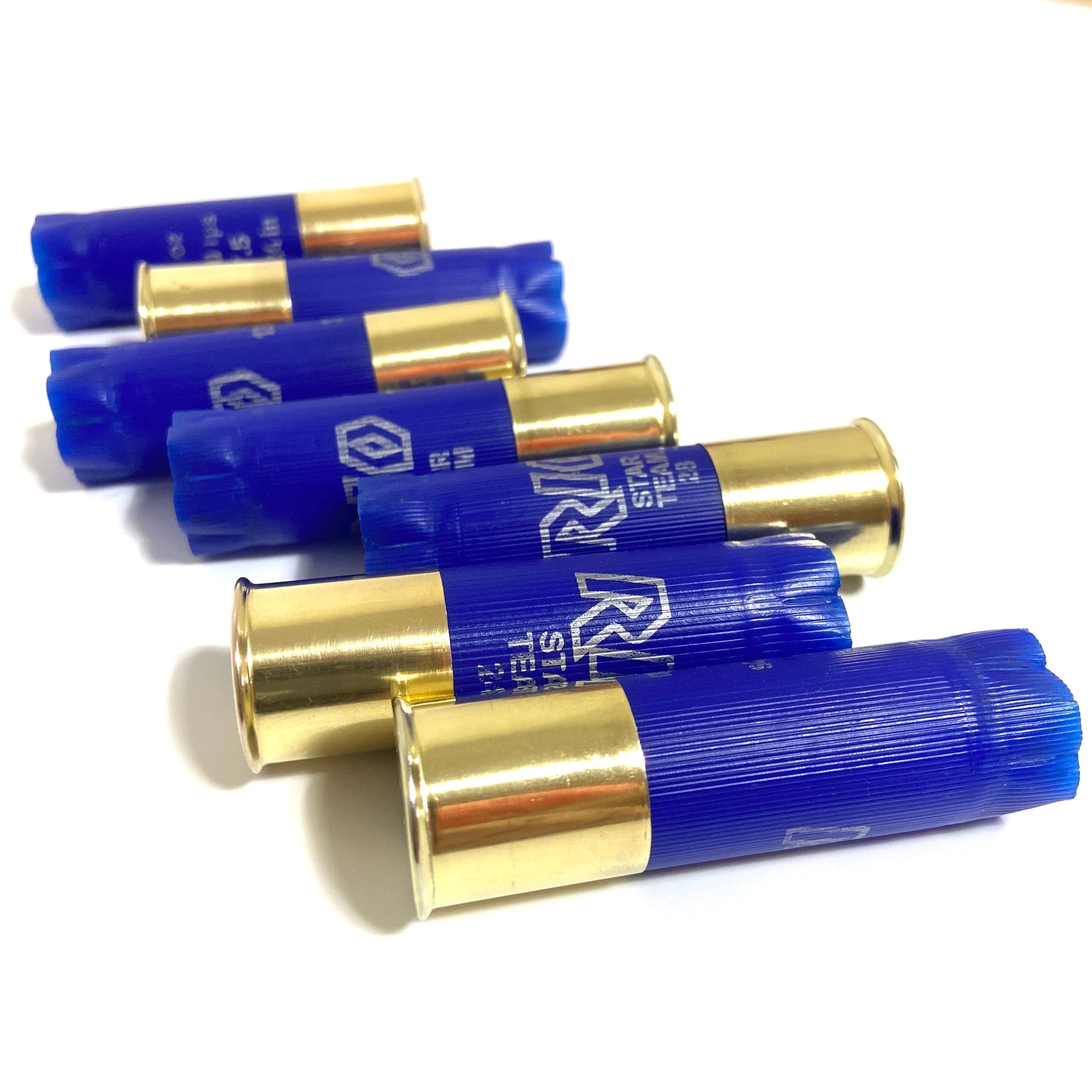 Hand Polished Blue Rio Shotgun Shells DIY Boutonnieres 
