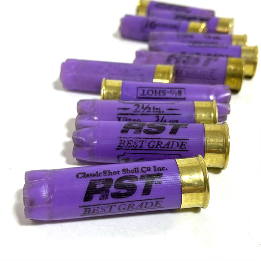 Purple DIY Boutonniere Wedding 16 Gauge Shotgun Shells