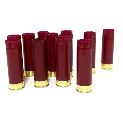 Blank Dark Red Shotgun Shells  