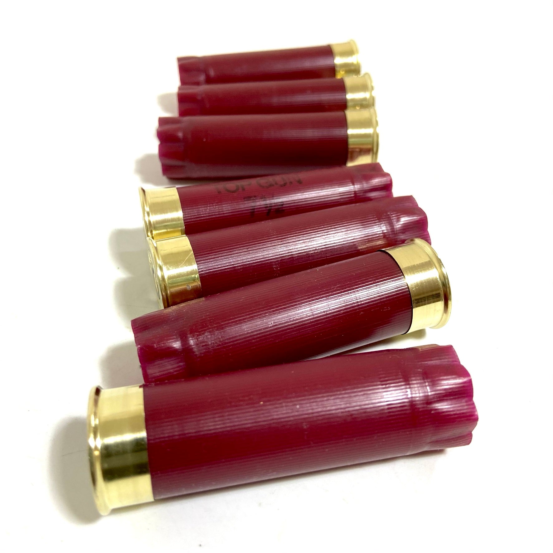 Blank Dark Red Shotgun Shells 12 Gauge Boutonnieres