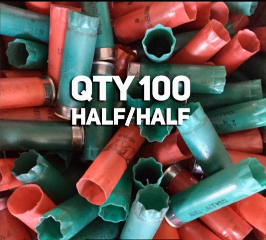 Green and Red Empty Shotgun Shells