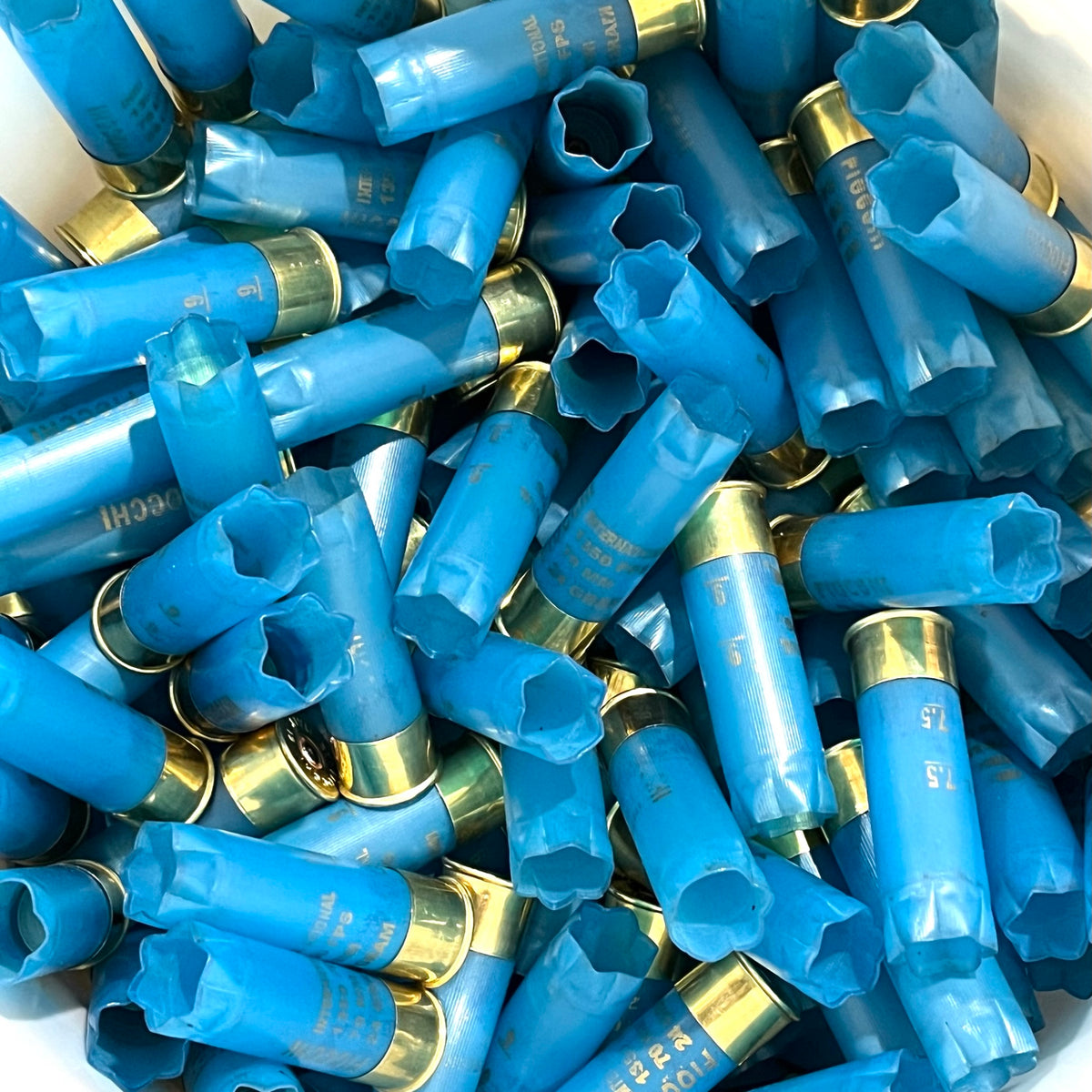Fiocchi Light Blue High Brass Shotgun Shells 12 Gauge | 100 Pcs – Craft ...