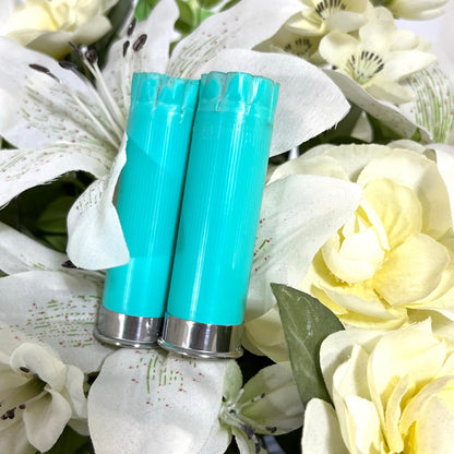 Teal Shotgun Shells For Wedding Boutonnieres