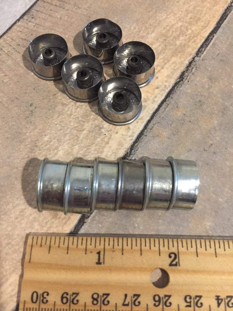 20 Gauge Silver Steel Head Stamps