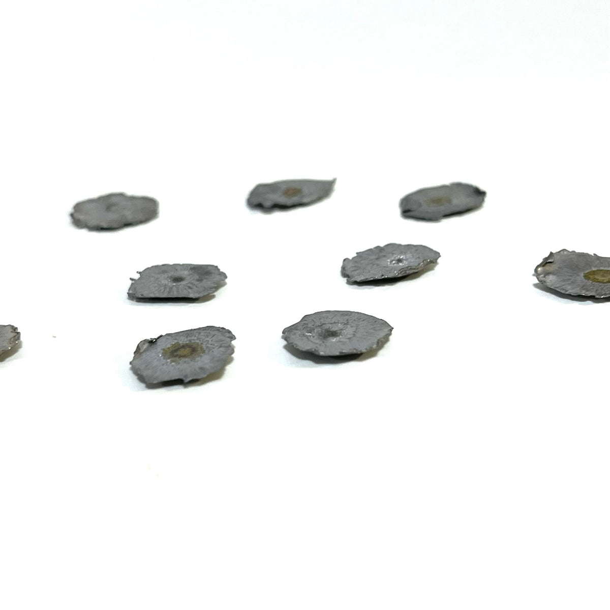 Small Fired Bullets Fragments Splatter Slices Shrapnel 6 Pcs