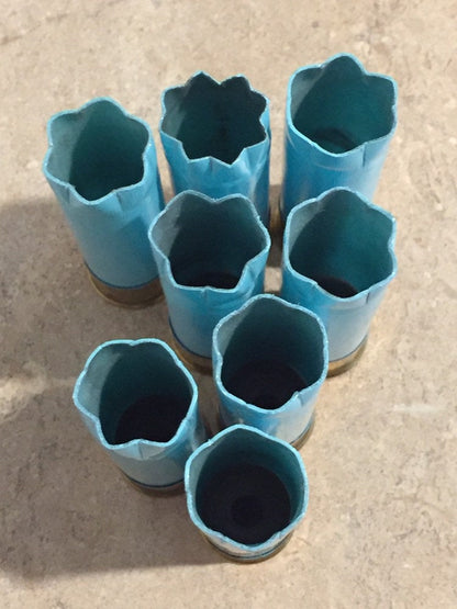 Star Crimped Teal Shotgun Shells Empty Hulls 