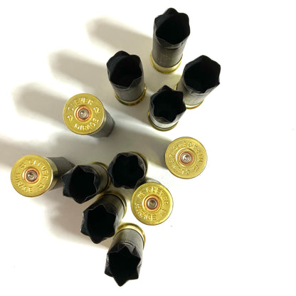 Star Crimped Black Shotgun Shells Empty Hulls 