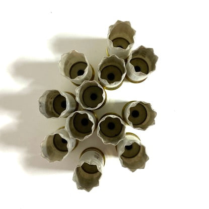 Star Crimped White Shotgun Shells Empty Hulls 