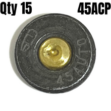 Load image into Gallery viewer, Steel 45 ACP Bullet Slices Qty 15 | FREE SHIPPING
