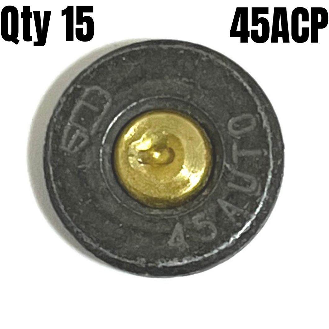 Steel 45 ACP Bullet Slices Qty 15 | FREE SHIPPING