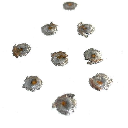 Tiny Fired Bullets Fragments Splatter Slices Shrapnel 6 Pcs