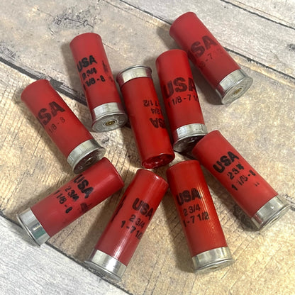 Winchester USA Logo Red Fake Hulls