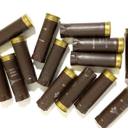12 Gauge Concorde Game Made In Hungary Brown Shotgun Shells Used 12GA Hulls 5 Pcs