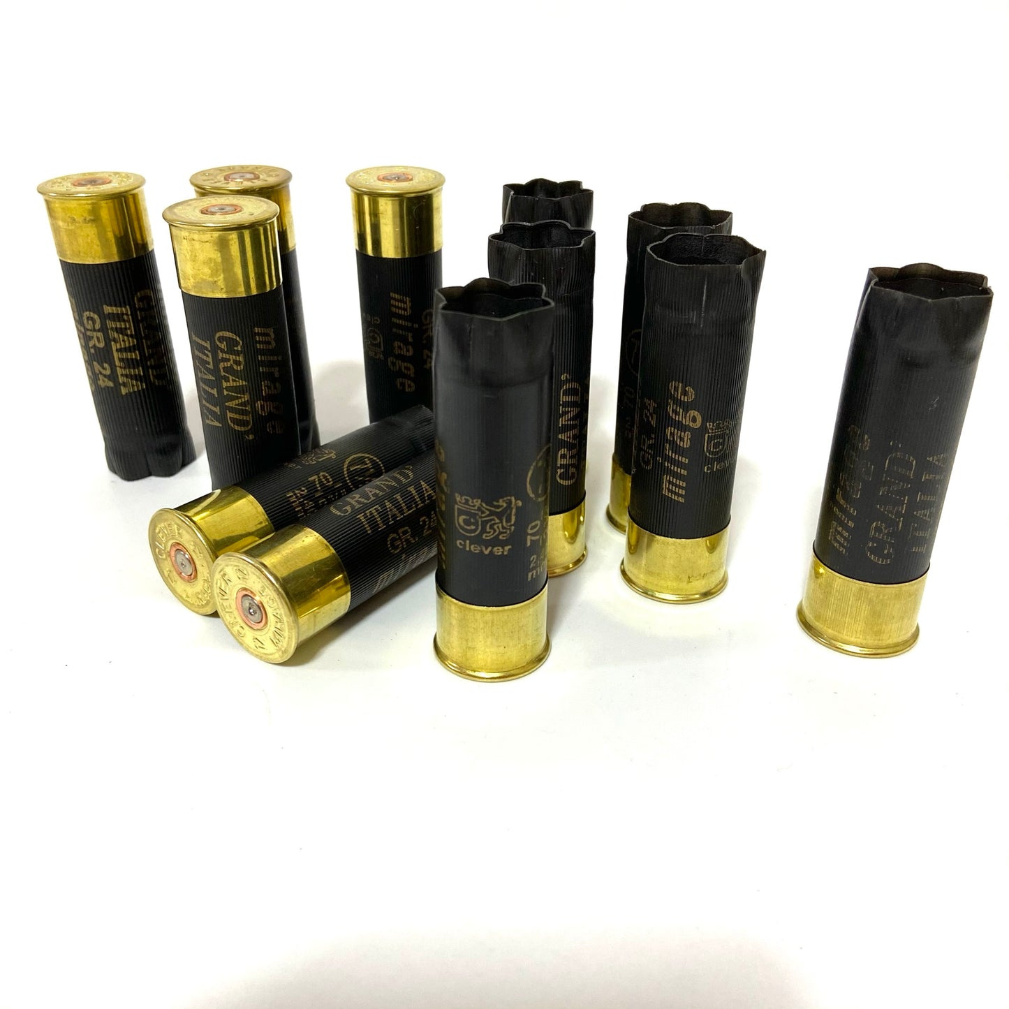 Used Fired 12GA Hulls Black