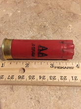 Load image into Gallery viewer, Red Shotgun Shells AA Winchester Hulls Empty 12 Gauge Size Dimensions
