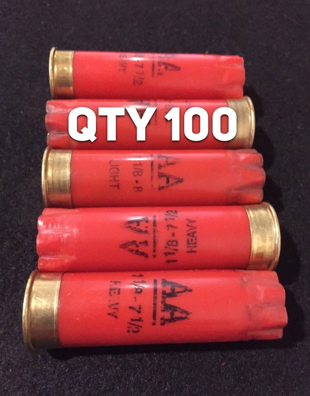 Red Shotgun Shells AA Winchester Hulls Empty 12 Gauge Used 12GA Spent Shot Gun Ammo Casings 100 Pcs FREE SHIPPING
