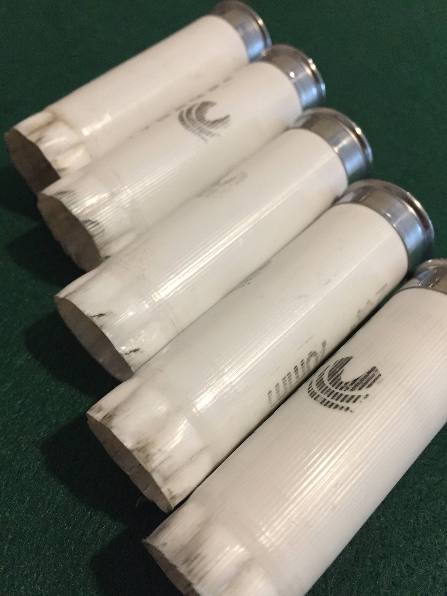 White Shotgun Shells 12GA Used