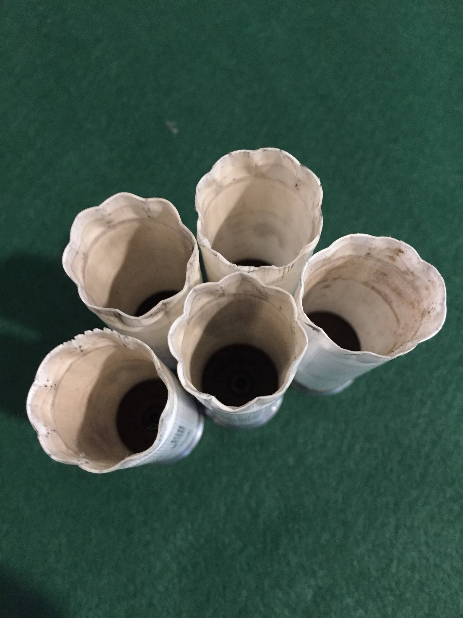 Star Crimped White Shotgun Shells Empty Hulls Used Fired 12GA Casings