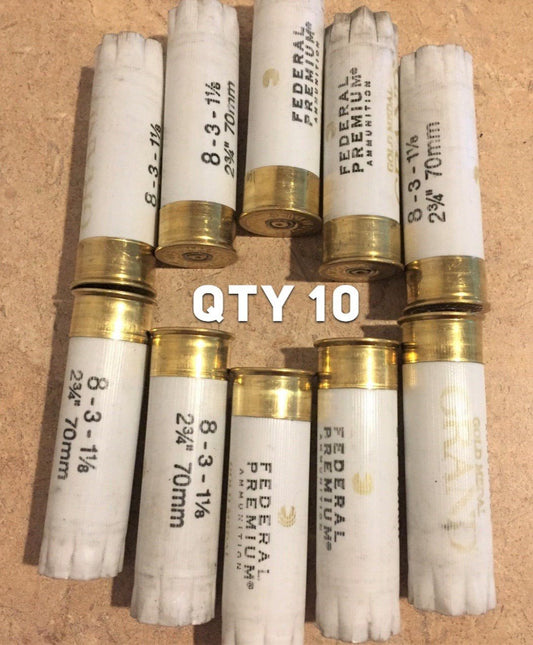 White Shotgun Shells Empty 12 Gauge Hulls Once Fired