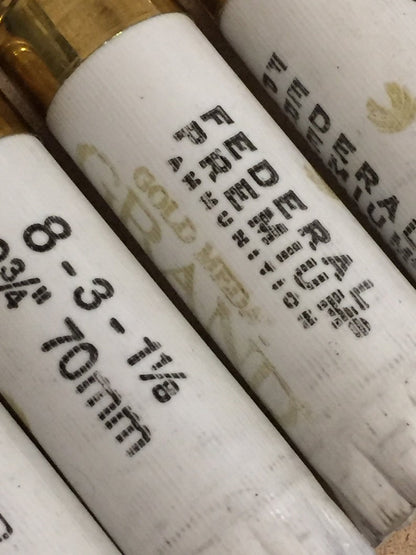 White Shotgun Shells Empty 12 Gauge Hulls Once Fired Used Spent 12GA Shot Gun Casings Ammo Crafts