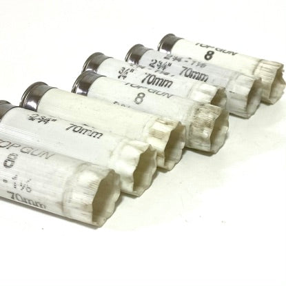 Star Crimped White Shotgun Shells Empty Hulls 