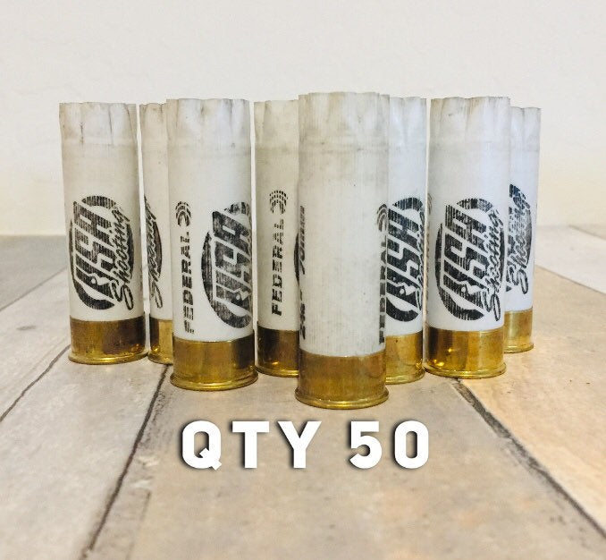 White 12 Gauge Hulls 12GA Shotgun Shells