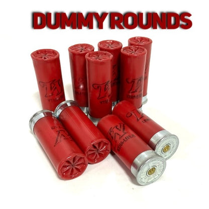 12 Gauge Red Dummy Ammo Rounds Shotgun Shells