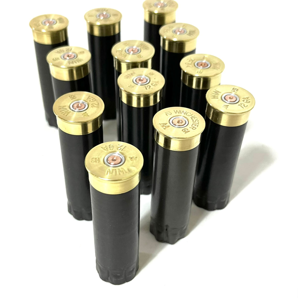 Grey Shotgun Shells — Winchester, Unmarked (Qty 12)
