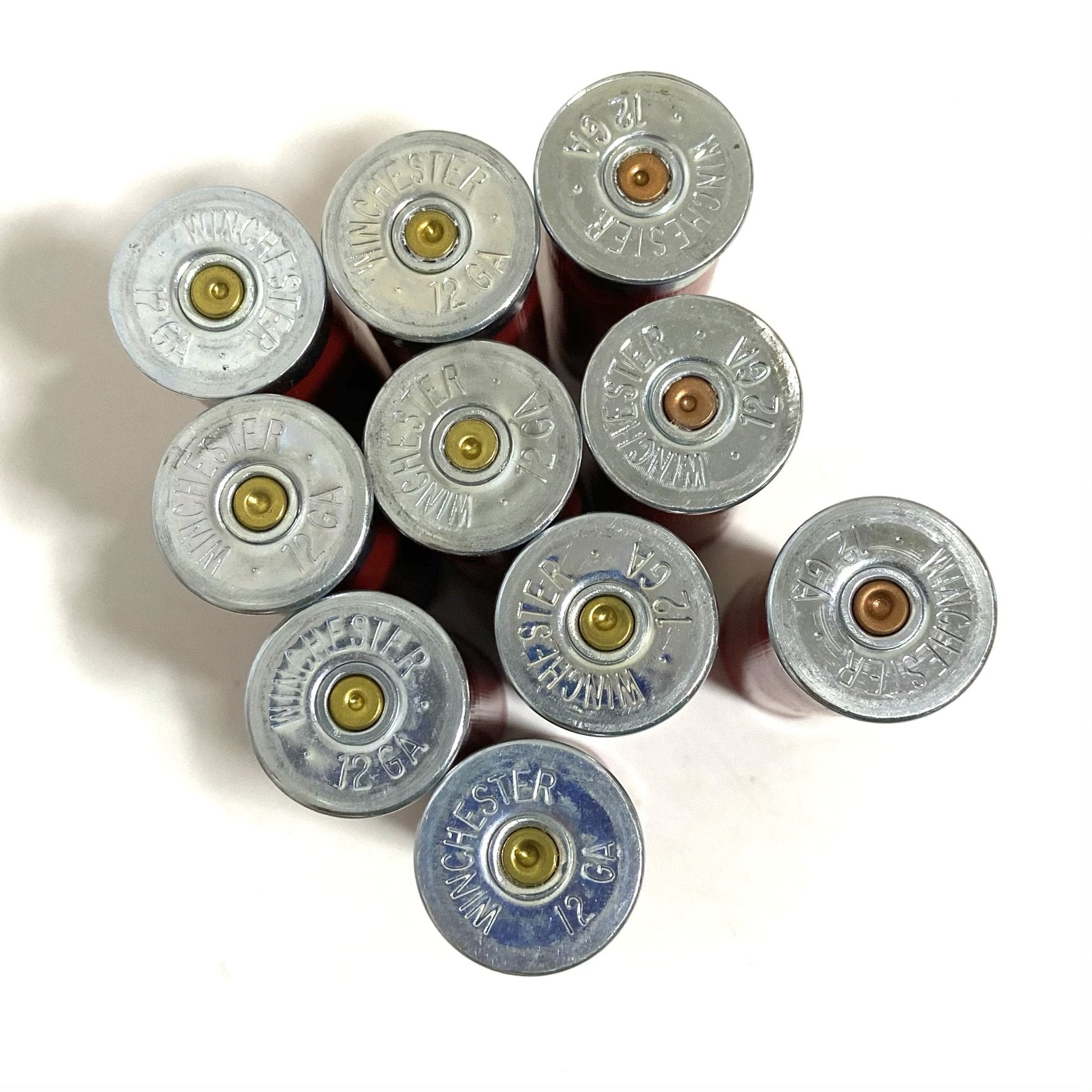 Used Red Dummy Shotgun Shells For Farmhouse Rustic Decor