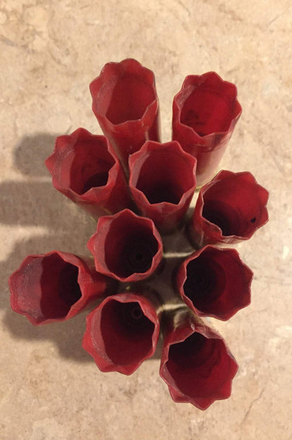 Red Shotgun Shells Winchester Hulls Empty 12 Gauge Shotshells Used Fired 12GA Spent Ammo Casings
