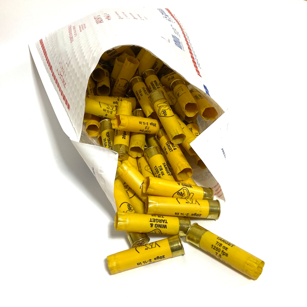 Bulk Yellow Shells Loose Packaged Bagged For Shipping