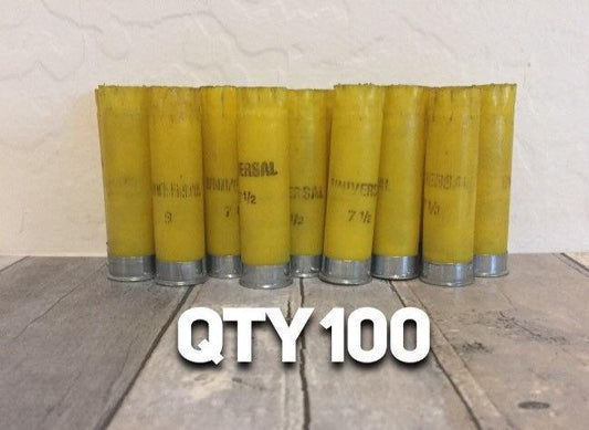 Yellow 20 Gauge Empty Shotgun Shells